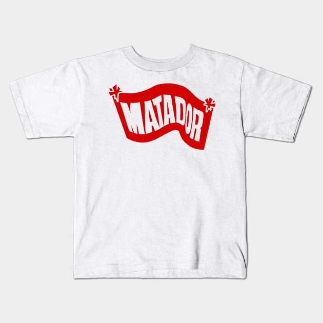 Matador Records Kids T-Shirt by stilesdesigns
